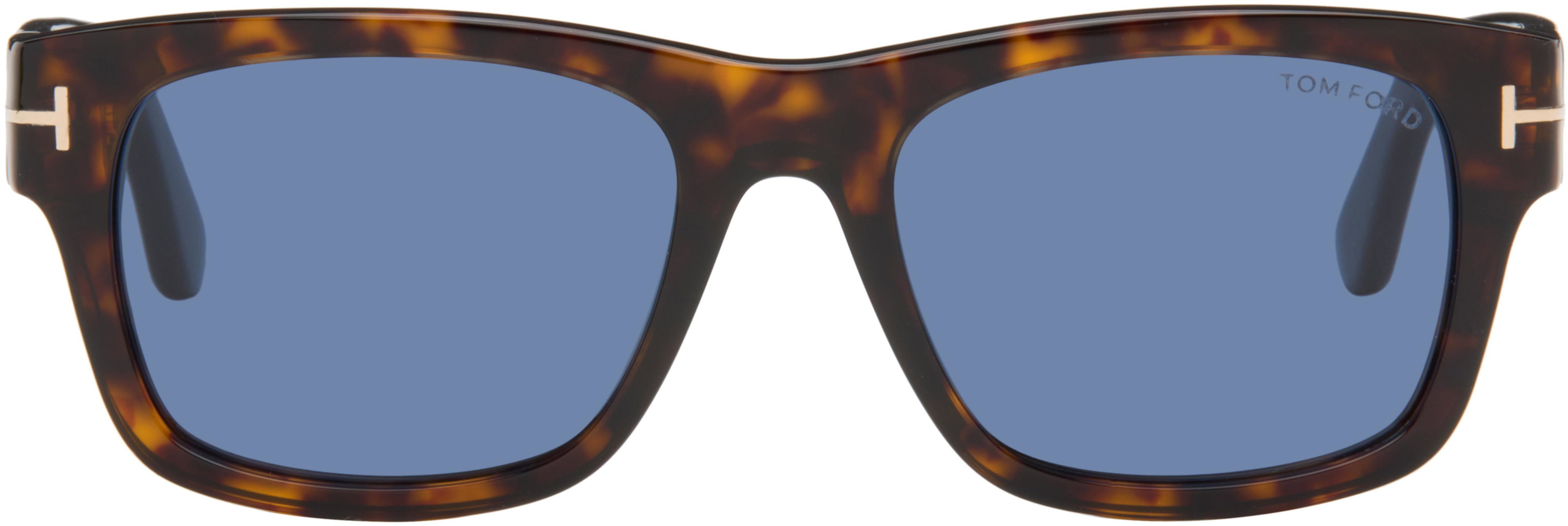 Brown Smith Sunglasses by TOM FORD