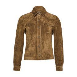 Cashmere suede western shirt by TOM FORD