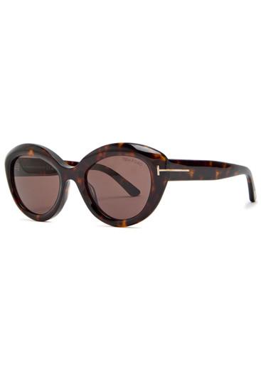 Cat-eye sunglasses by TOM FORD