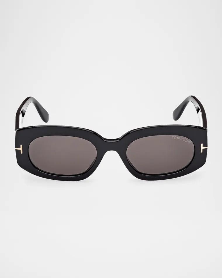 Cielle Oval Acetate Sunglasses by TOM FORD