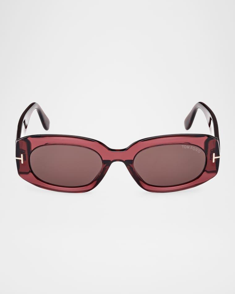 Cielle Oval Acetate Sunglasses by TOM FORD