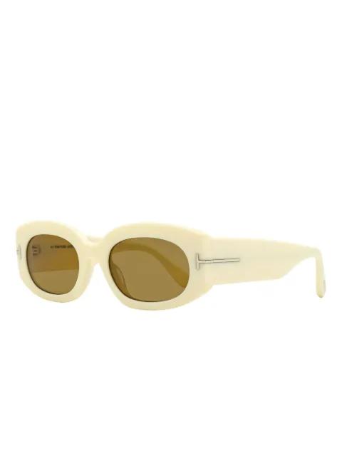 Cielle oval-frame sunglasses by TOM FORD