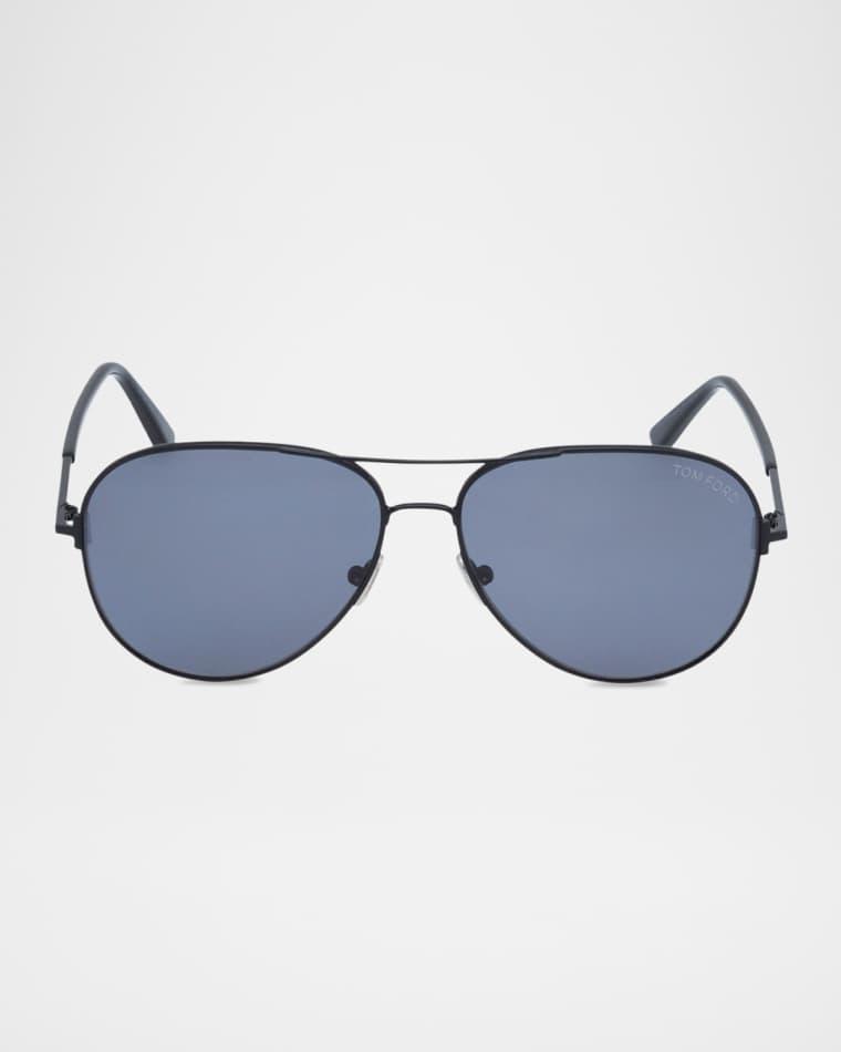 Clark Metal Aviator Sunglasses by TOM FORD