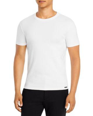Cotton Blend Crewneck Tee by TOM FORD