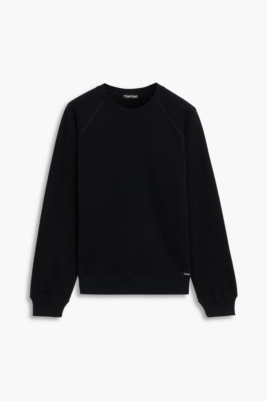 Cotton-blend fleece sweatshirt by TOM FORD