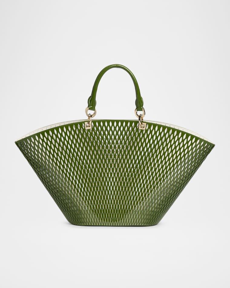 Cut Out Patent Leather Large Tote Bag by TOM FORD