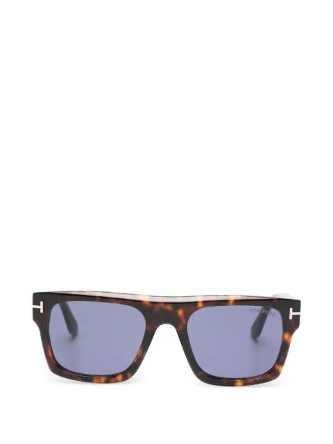 Cyrus rectangle-frame sunglasses by TOM FORD