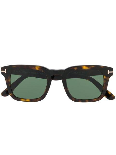 Dax square-frame sunglasses by TOM FORD