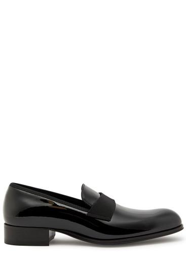 Edgar patent leather evening loafers by TOM FORD
