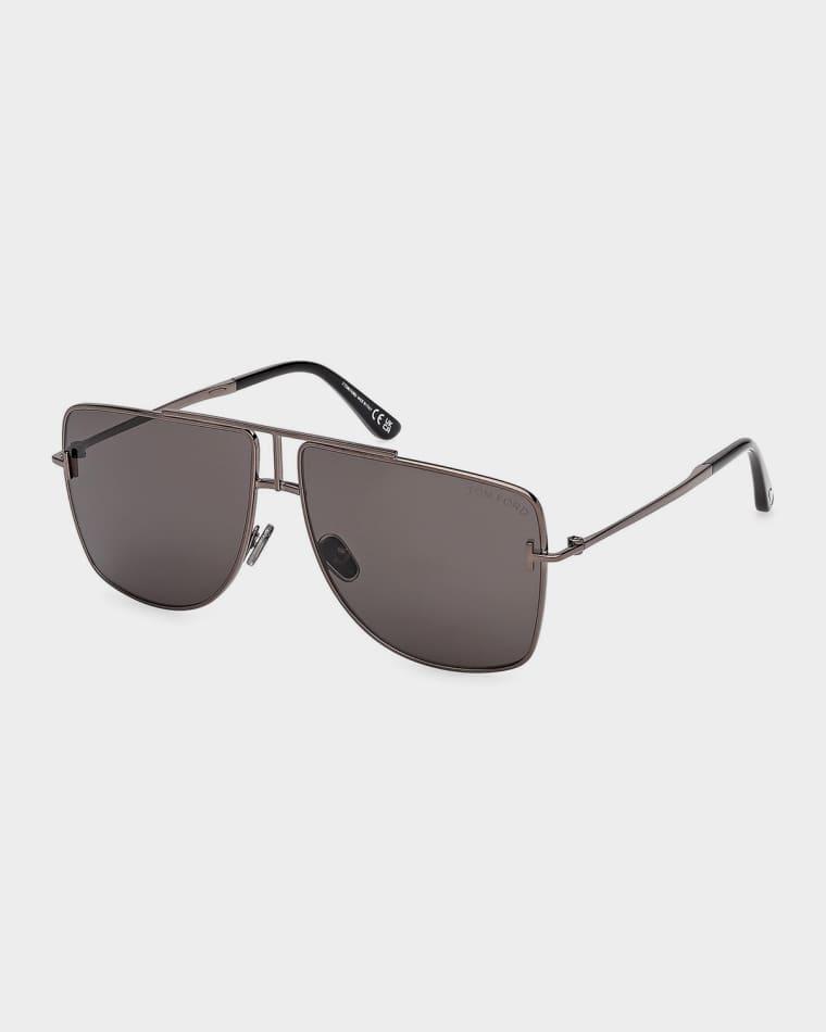 Eliott-02 Metal Navigator Sunglasses by TOM FORD