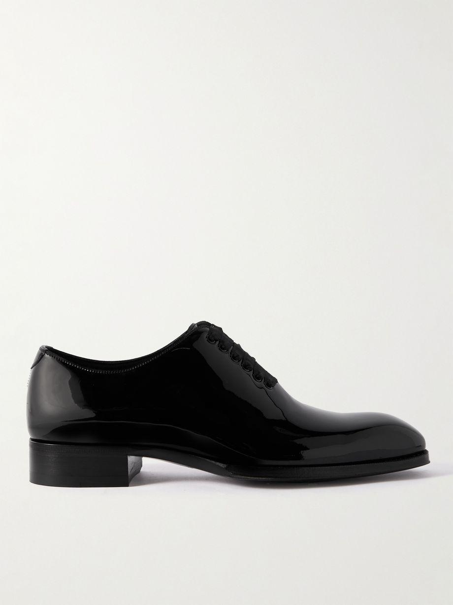 Elkan Whole-Cut Patent-Leather Oxford Shoes by TOM FORD