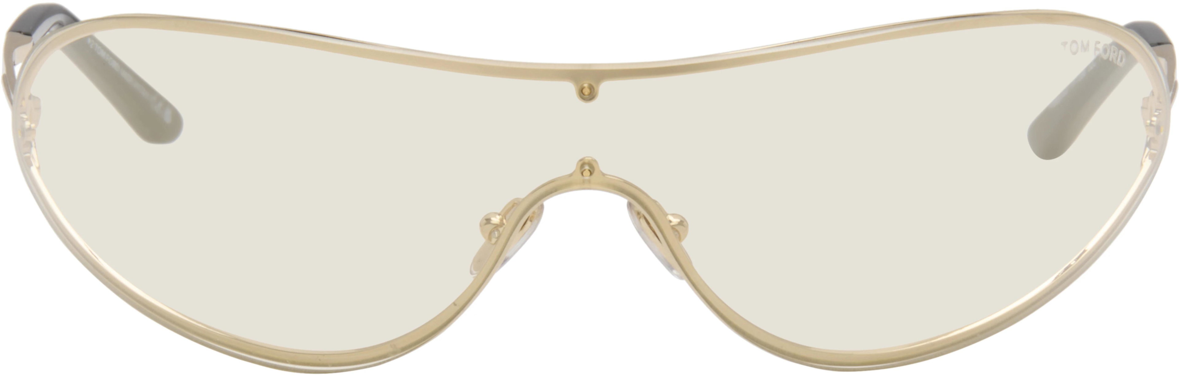 Gold FT1396 Sunglasses by TOM FORD