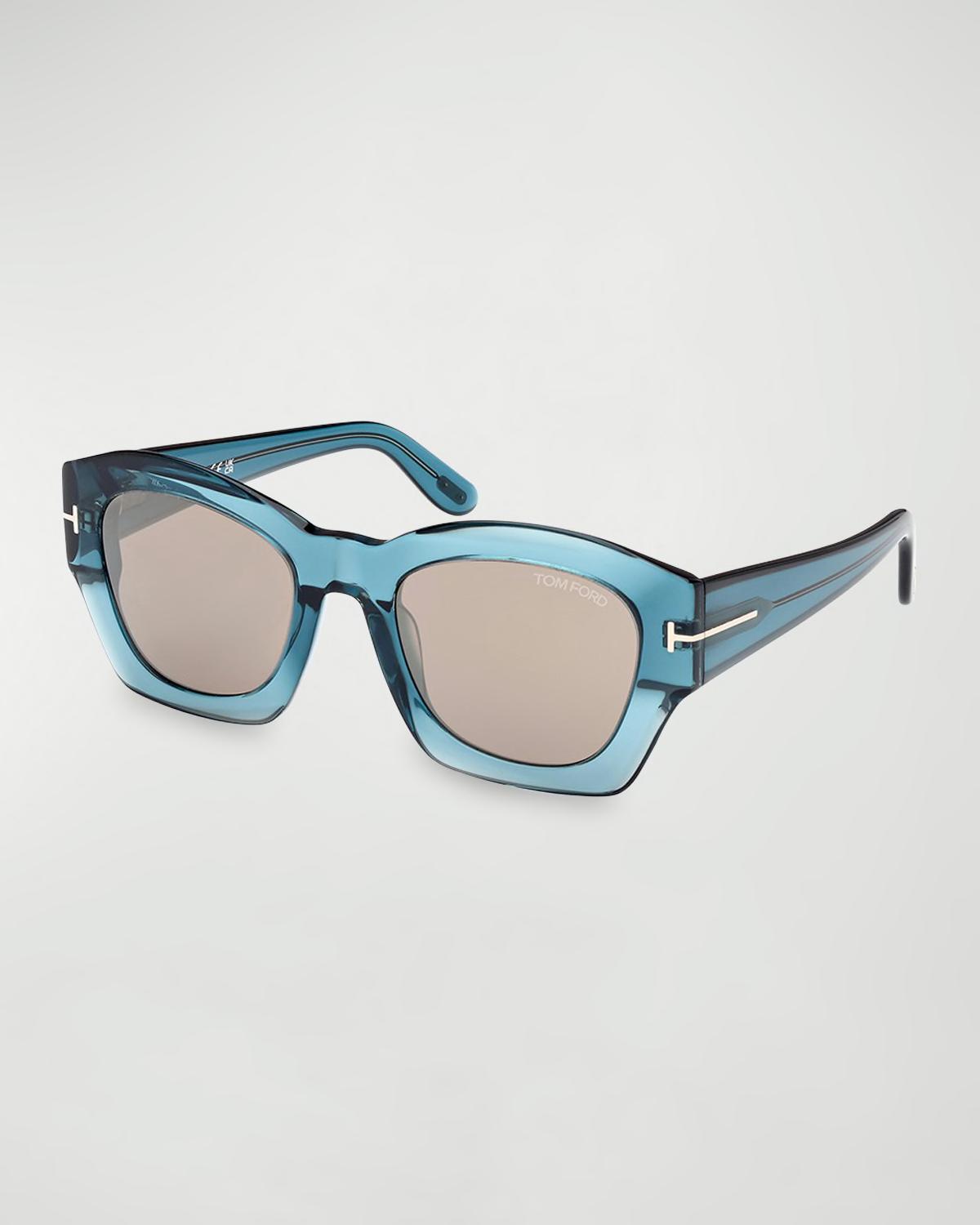 Guilliana Acetate Geometric Sunglasses by TOM FORD
