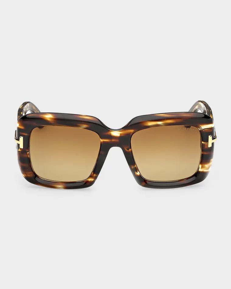 Icon 53mm Acetate Square Sunglasses by TOM FORD