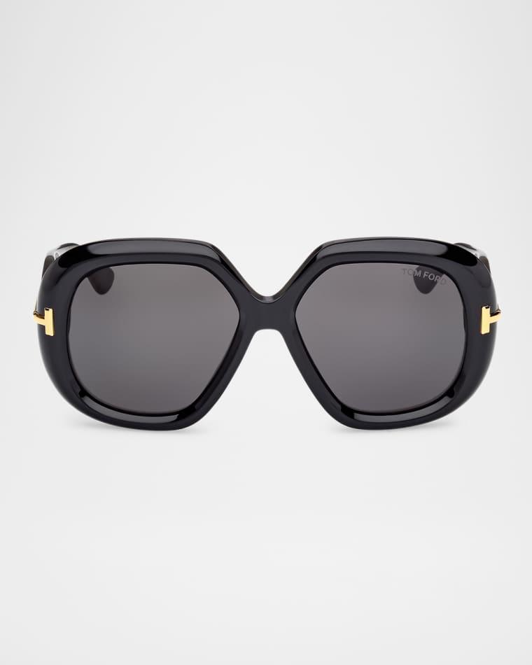 Icon Acetate Geometric Sunglasses by TOM FORD