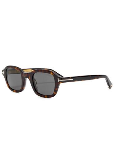 Icon rectangle-frame sunglasses by TOM FORD