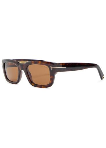 Icon rectangle-frame sunglasses by TOM FORD