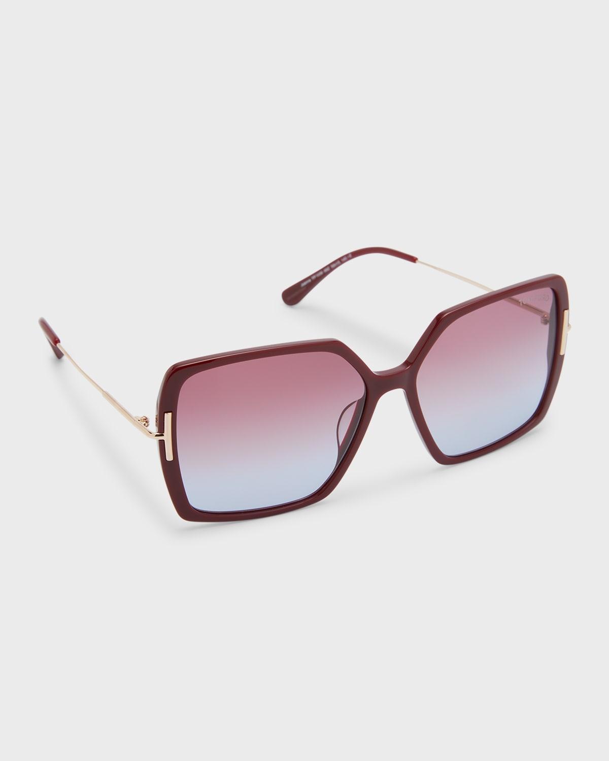 Joanna Mixed-Media Butterfly Sunglasses by TOM FORD