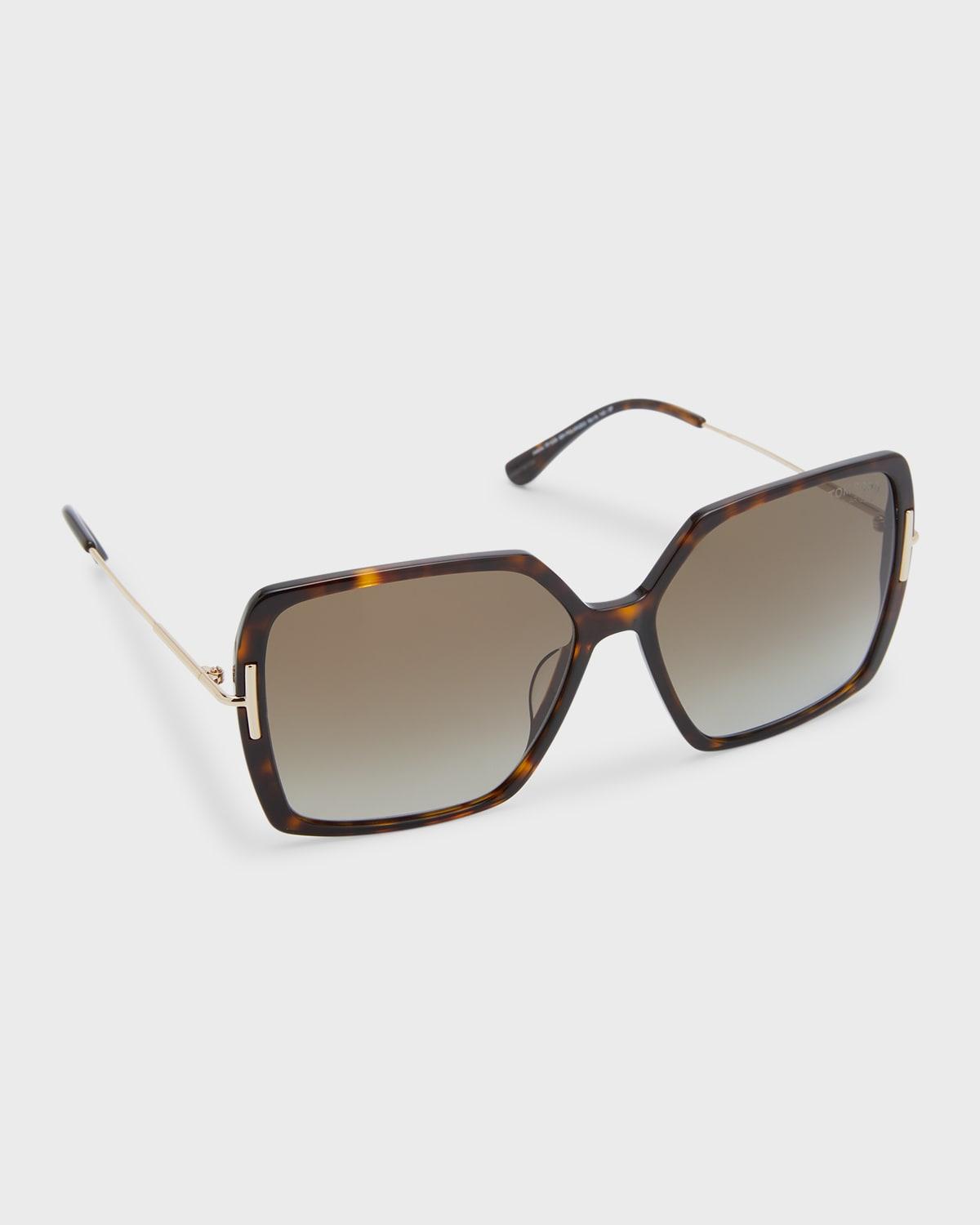 Joanna Mixed-Media Butterfly Sunglasses by TOM FORD