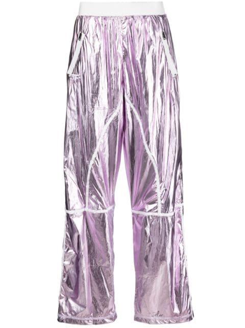 Laminated track pants by TOM FORD