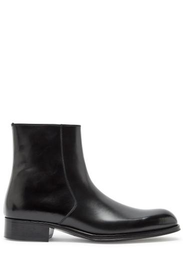 Leather ankle boots by TOM FORD