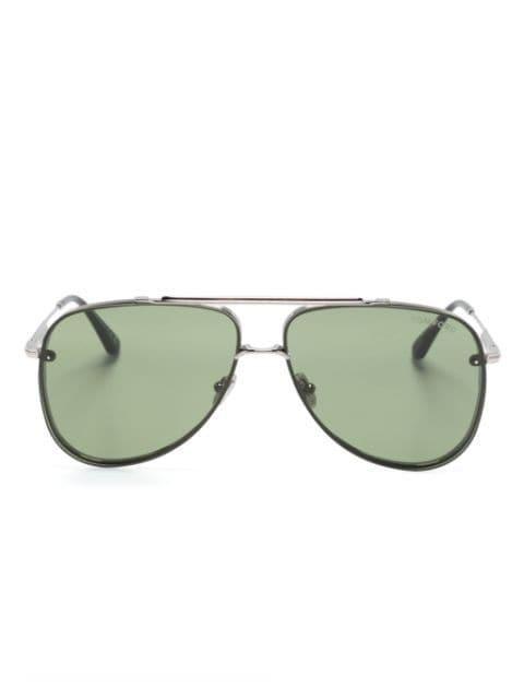 Leon pilot-frame sunglasses by TOM FORD