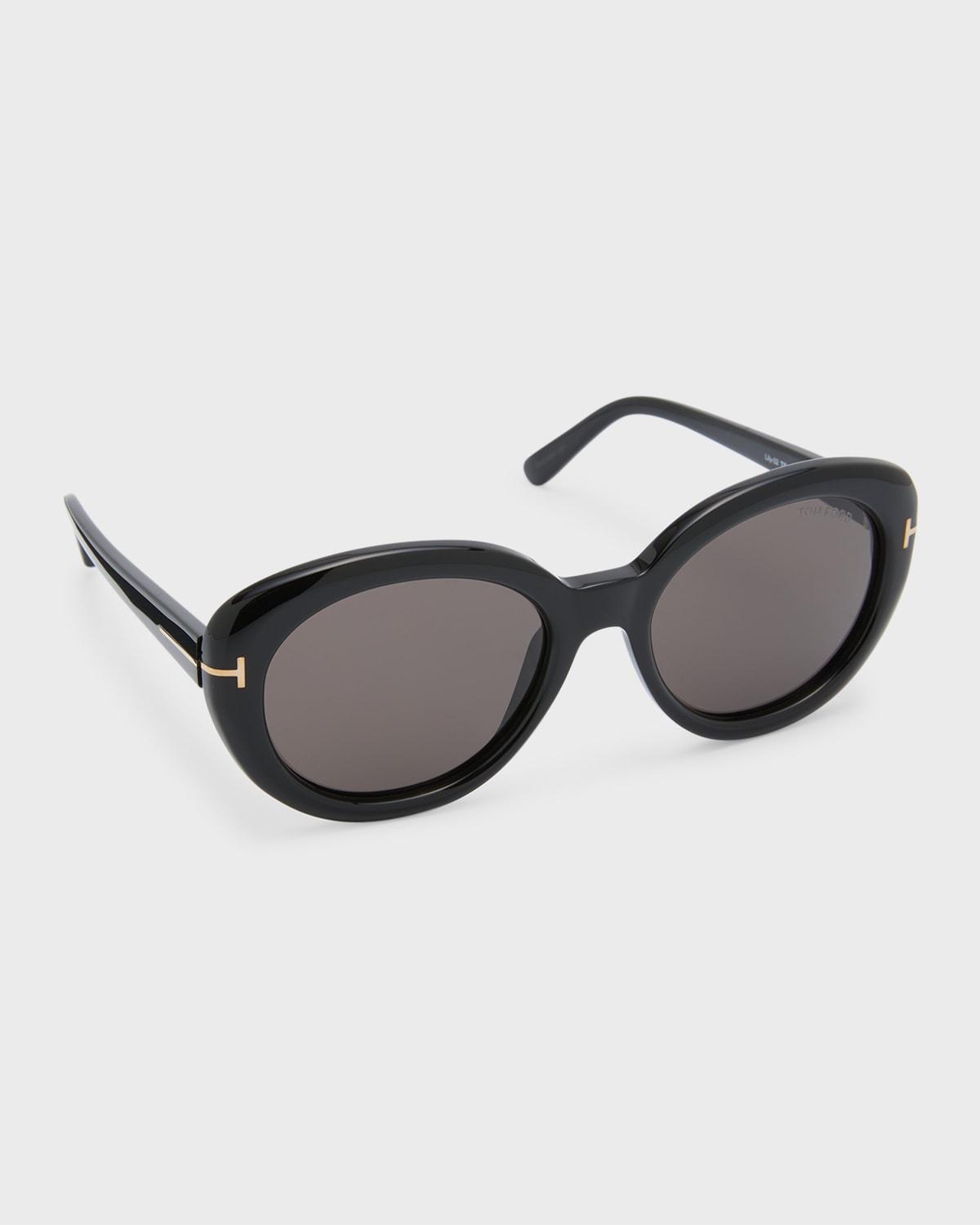 Lily Monochrome Acetate Cat-Eye Sunglasses by TOM FORD