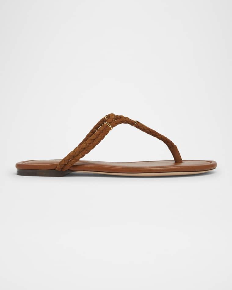 Lily Suede Thong Sandals by TOM FORD