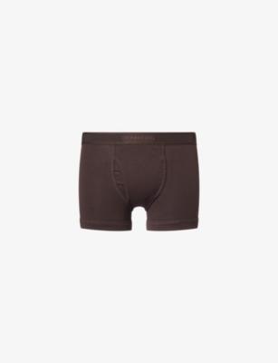 Logo-Waistband Cotton-Jersey Boxer Briefs by TOM FORD