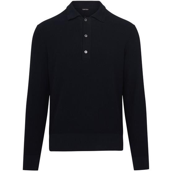 Long sleeved polo shirt by TOM FORD