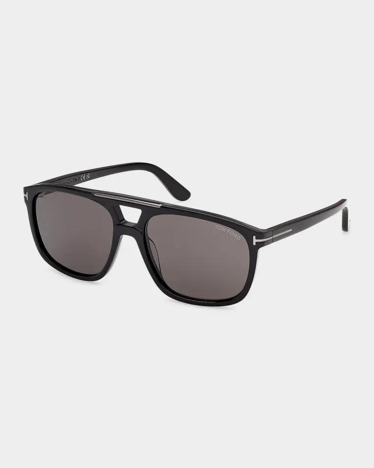 Men's Brianna Acetate Navigator Sunglasses by TOM FORD