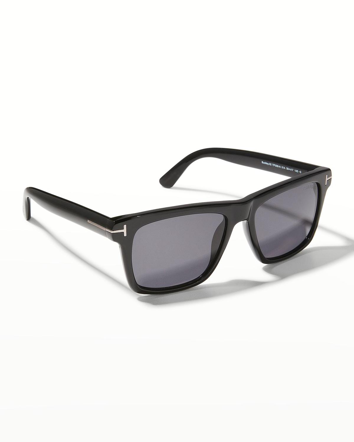 Men's Buckley-02 Square Acetate Sunglasses by TOM FORD