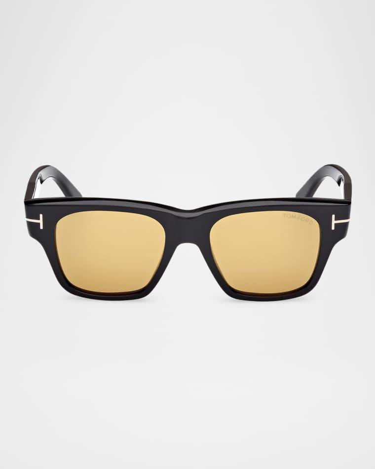 Men's Caine-02 Acetate Square Sunglasses by TOM FORD