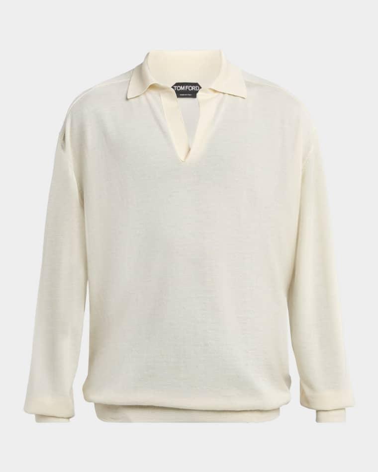 Men's Fine Cashmere Polo Sweater by TOM FORD