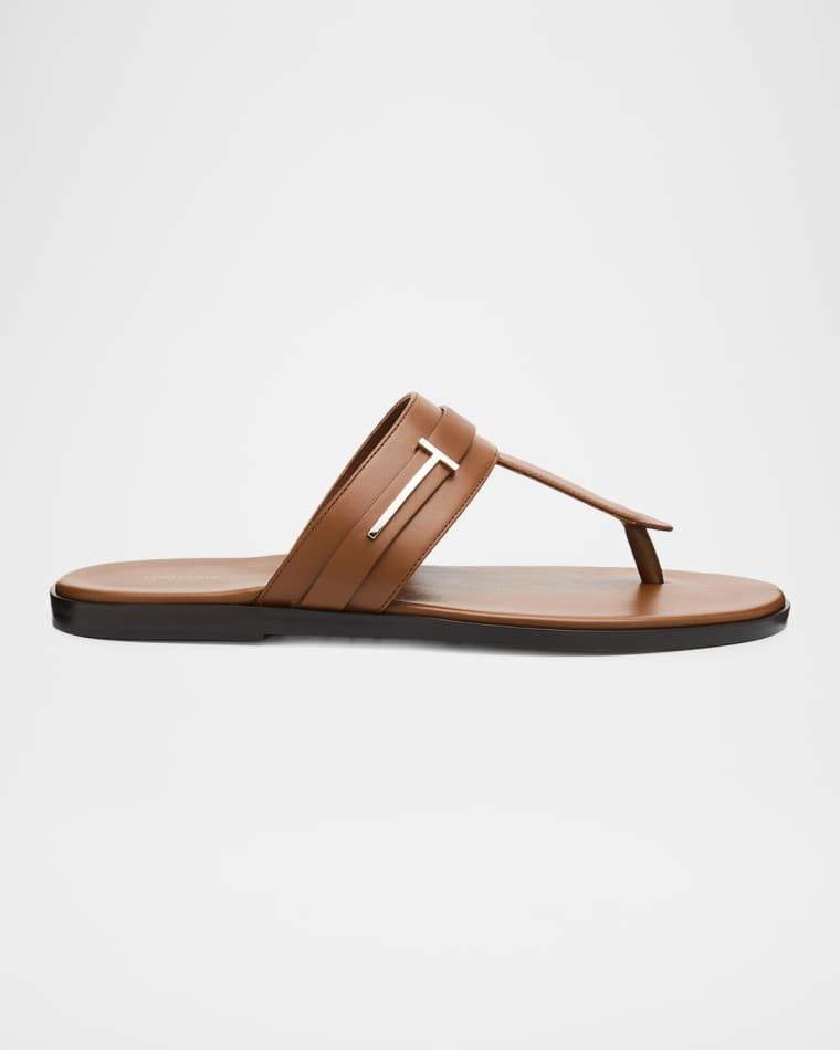 Men's Leather Thong Sandals by TOM FORD