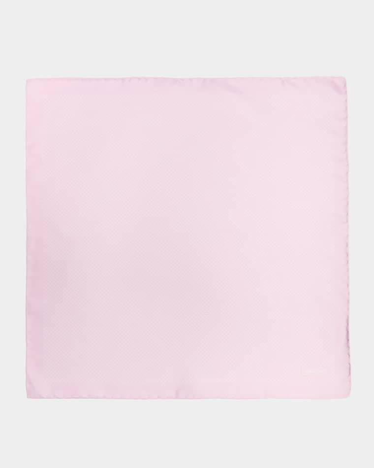 Men's Micro Polka Dot Silk Pocket Square by TOM FORD