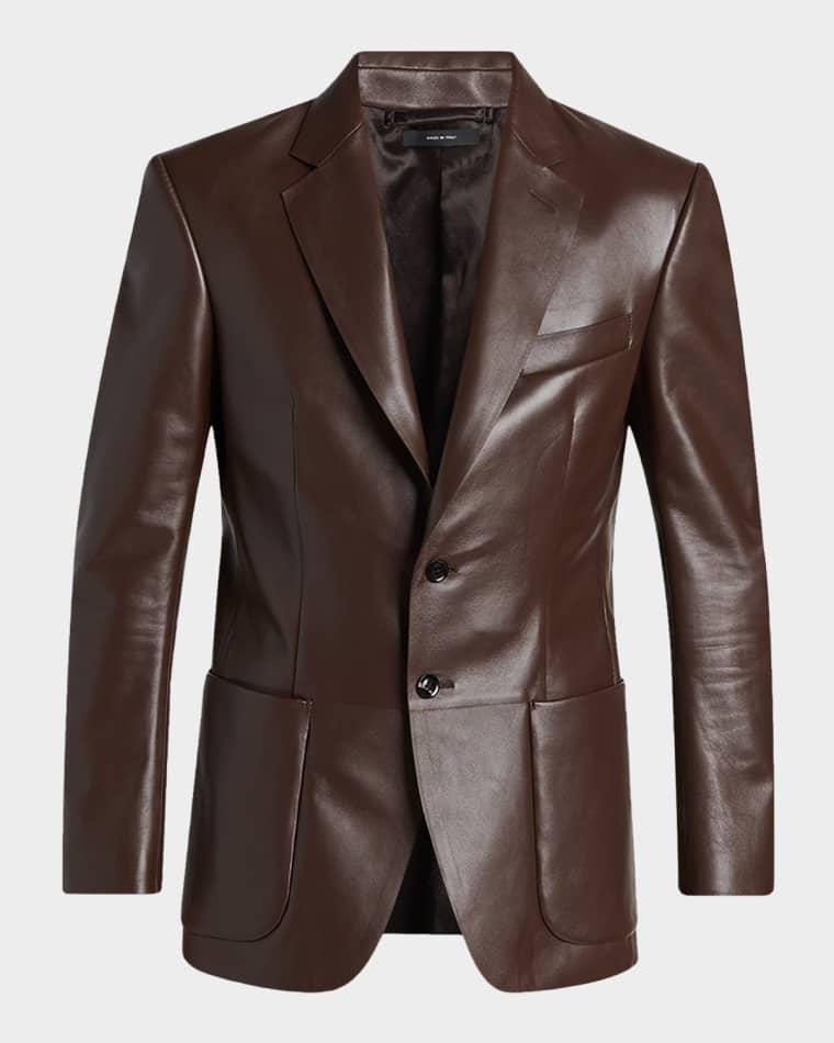 Men's Nappa Leather Blazer by TOM FORD