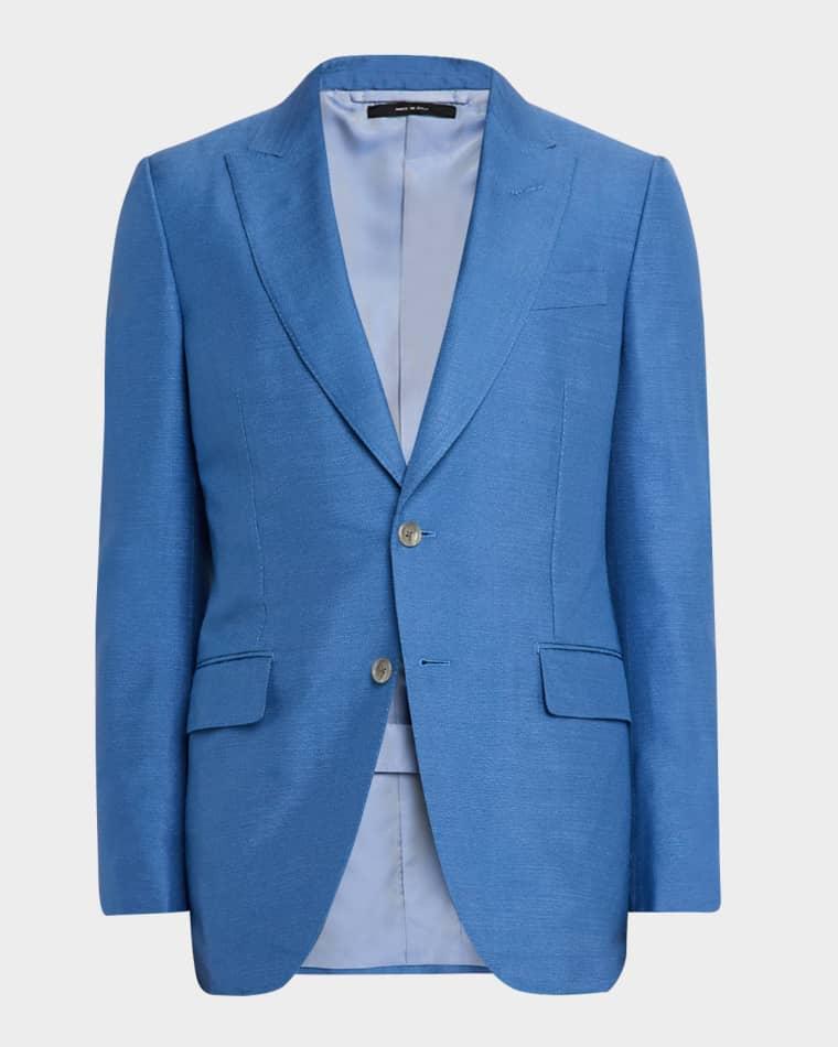 Men's Peak Lapel Single-Breasted Sport Coat by TOM FORD