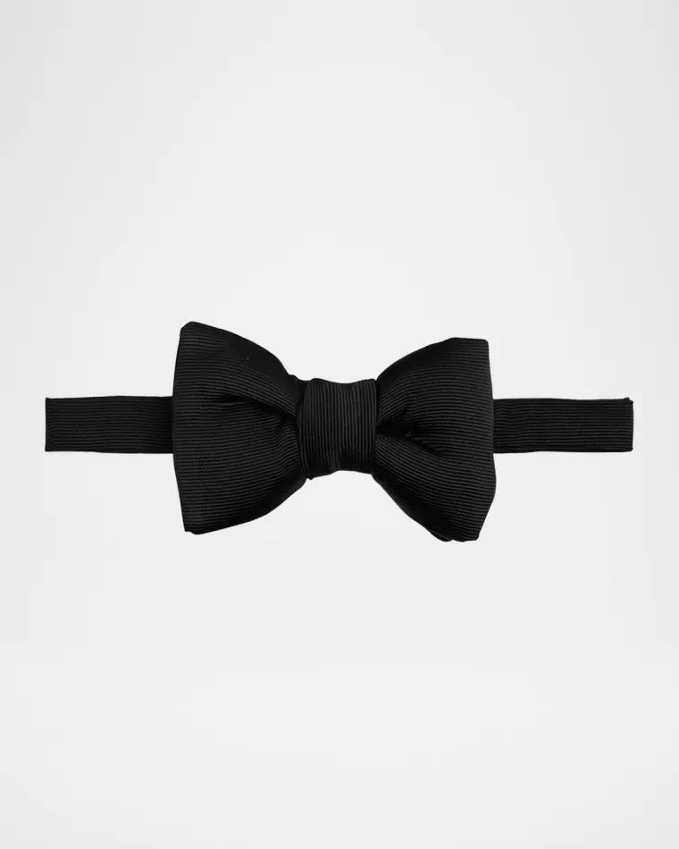 Men's Rib Textured Silk Bow Tie by TOM FORD