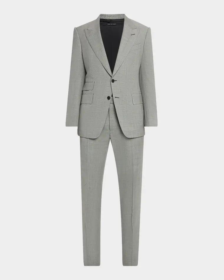 Men's Shelton Nailhead Suit by TOM FORD