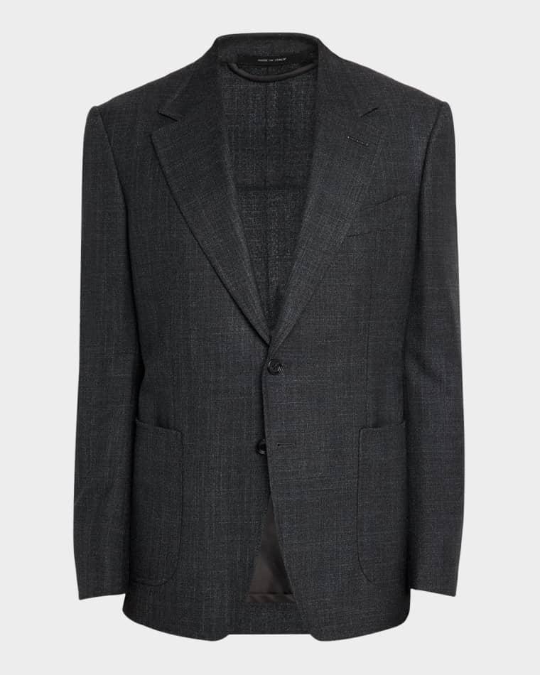Men's Shelton Sharkskin Sports Jacket by TOM FORD