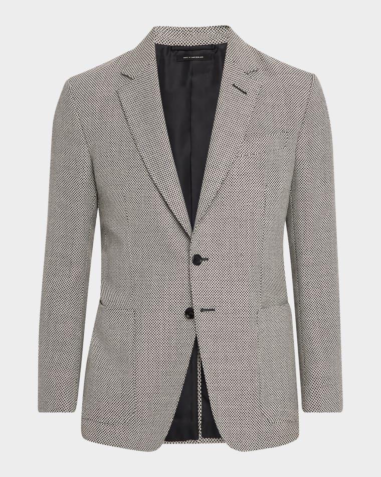 Men's Wool Negative Birdseye Sport Coat by TOM FORD