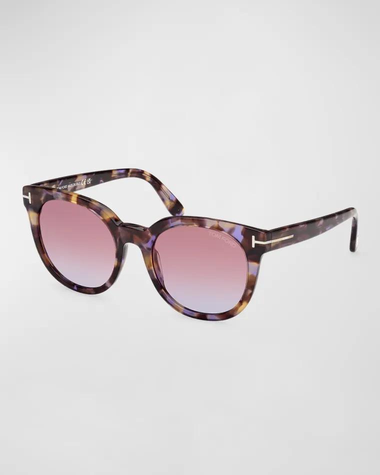 Moira Acetate Butterfly Sunglasses by TOM FORD