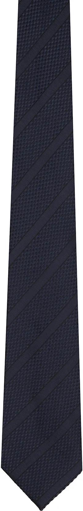 Navy Regimental Silk Tie by TOM FORD