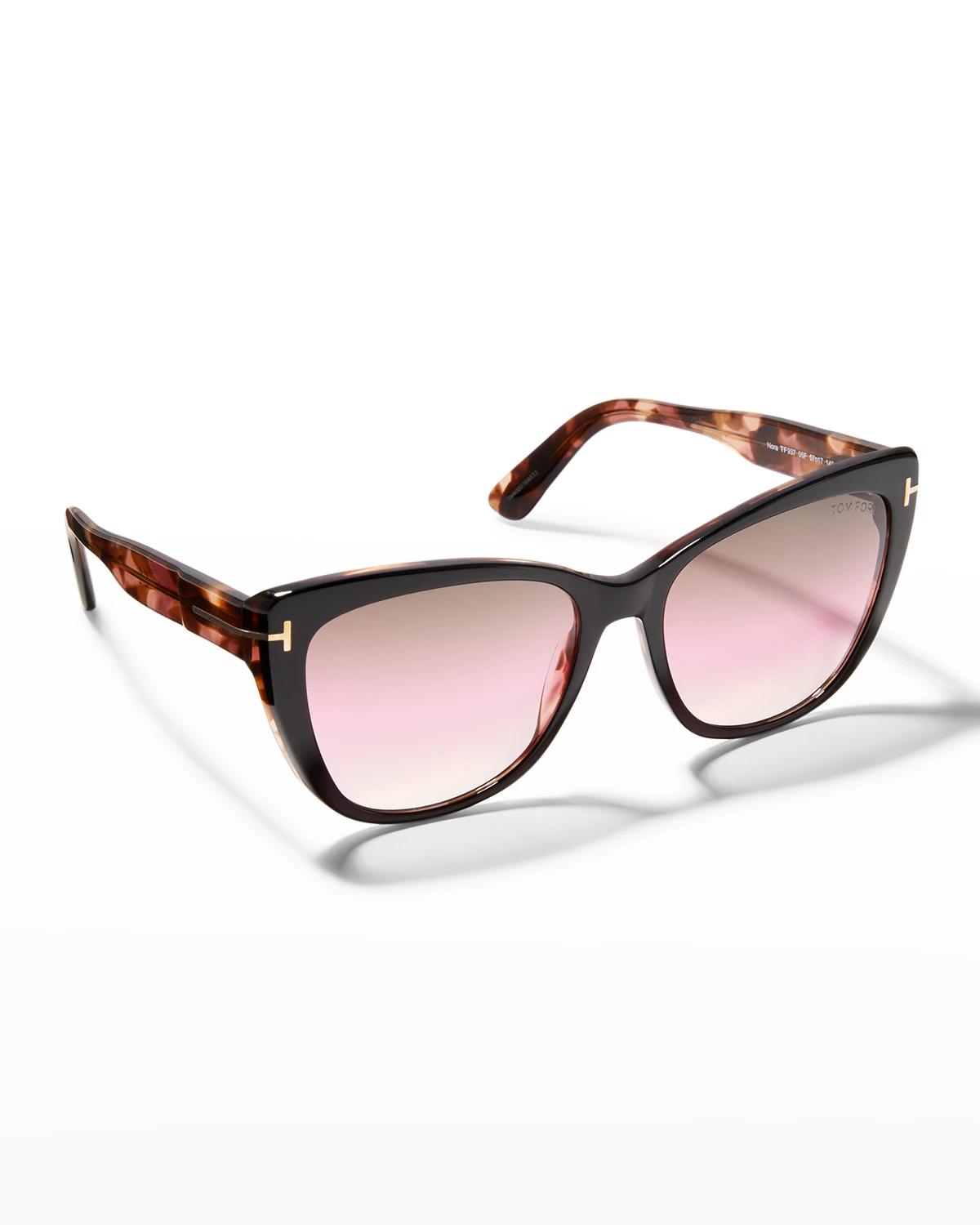 Nora Acetate Cat-Eye Sunglasses by TOM FORD
