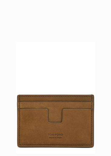 Nubuck card holder by TOM FORD