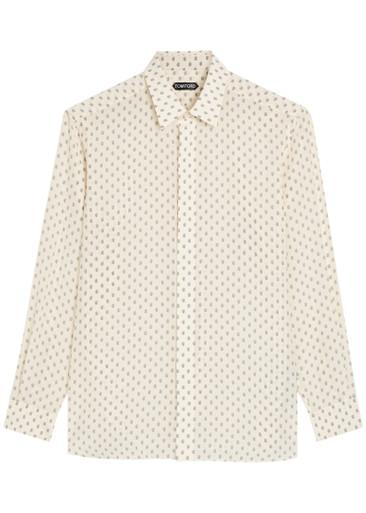 Paisley-print silk shirt by TOM FORD