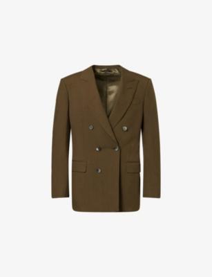 Peak-Lapels Regular-Fit Wool, Cashmere and Silk Blazer by TOM FORD