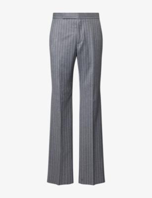 Pinstripe Suit Wool Trousers by TOM FORD