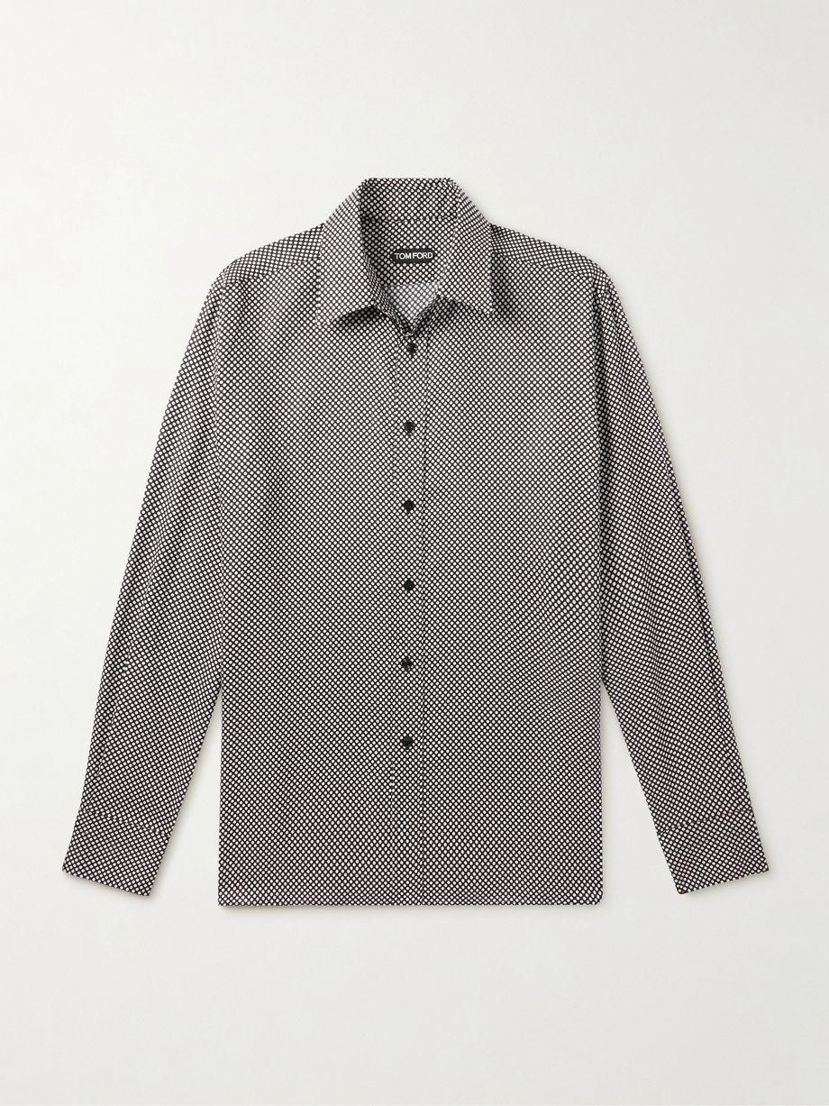 Polka-Dot Lyocell Shirt by TOM FORD